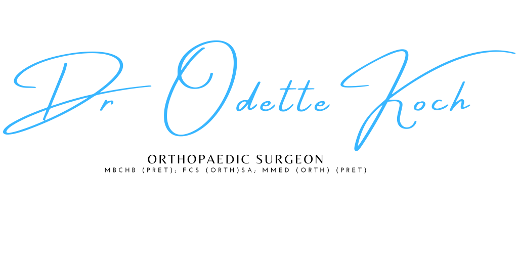 Orthopaedic surgeon dr odette koch logo